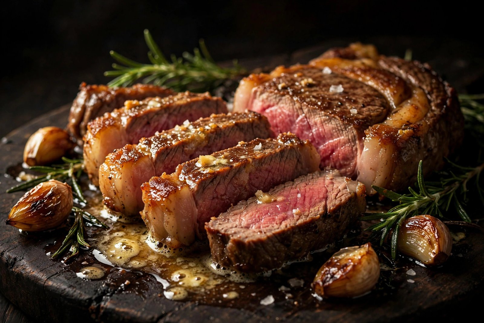 Garlic Butter Ribeye Steak