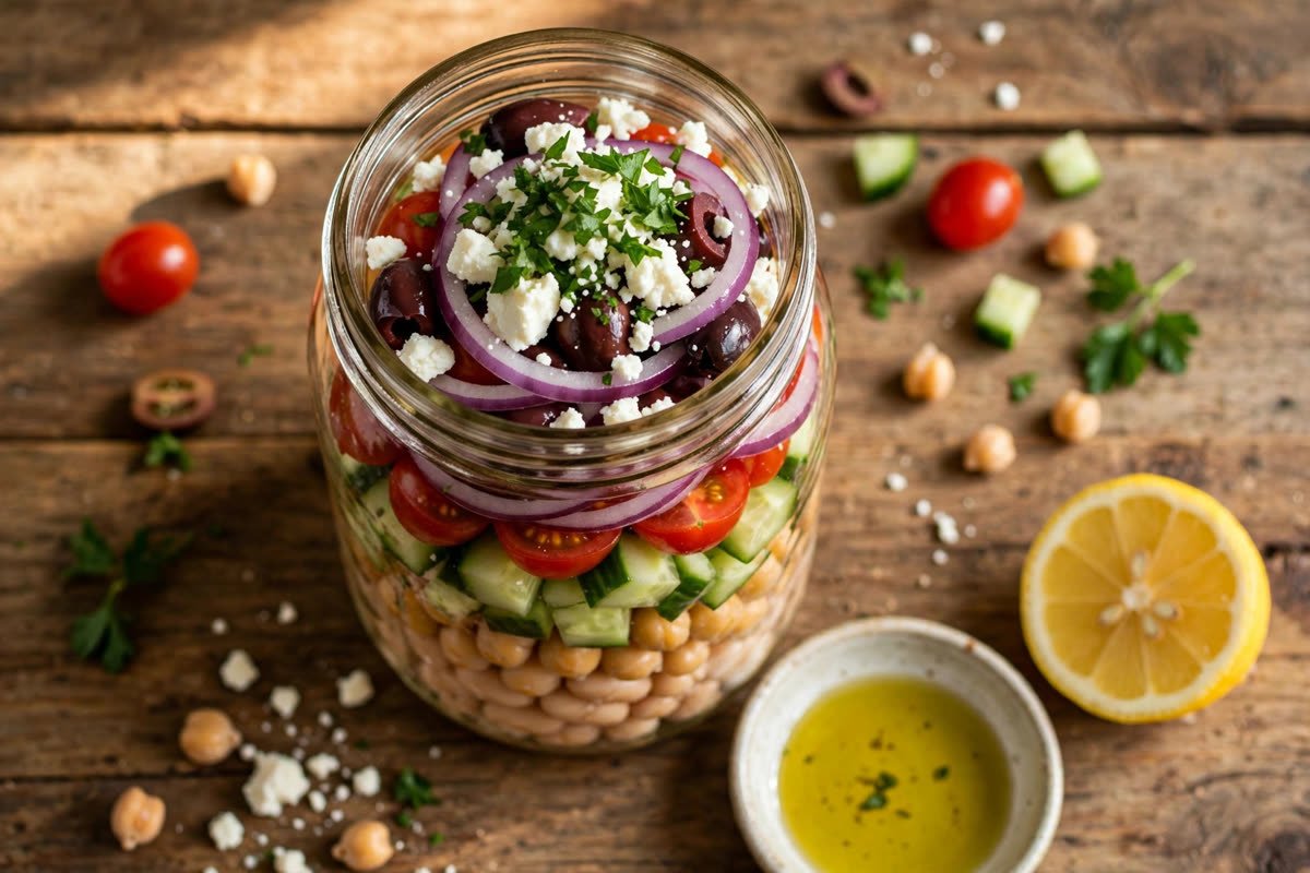 Mediterranean Dense Bean Salad (VIRAL TikTok)