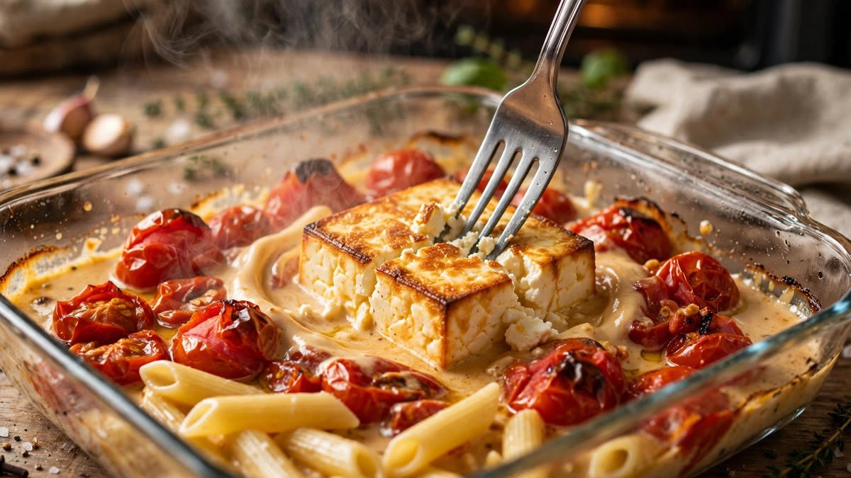 Viral Baked Feta Pasta