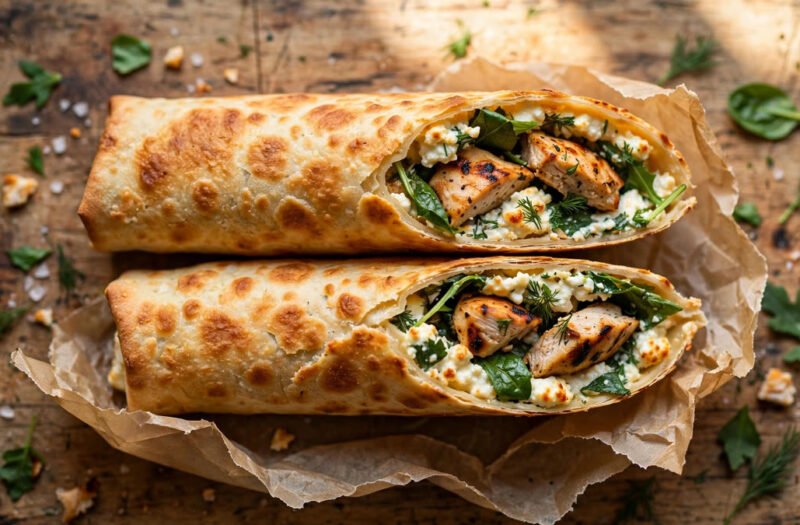 2-Ingredient Cottage Cheese Flatbread (35g protein!)