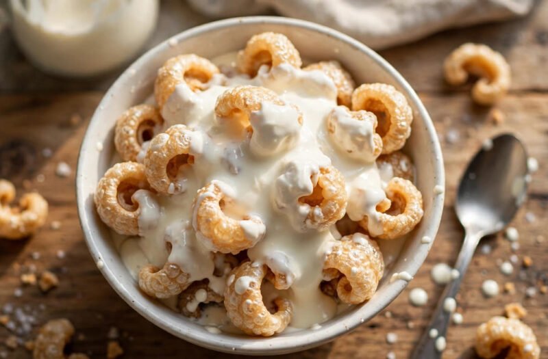 Pork Rind Cereal with Heavy Cream