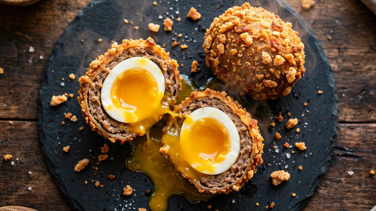 Carnivore Keto Scotch Eggs (Zero-Carb, Crispy, Runny Yolk)