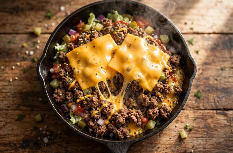 Cheeseburger Bowl (10-min VIRAL)